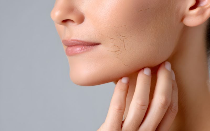 Domowe sposoby na suchą skórę.